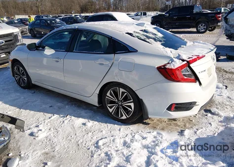 2018 Honda Civic Ex-L z USA, uszkodzony, nr VIN 2HGFC1F7XJH641635